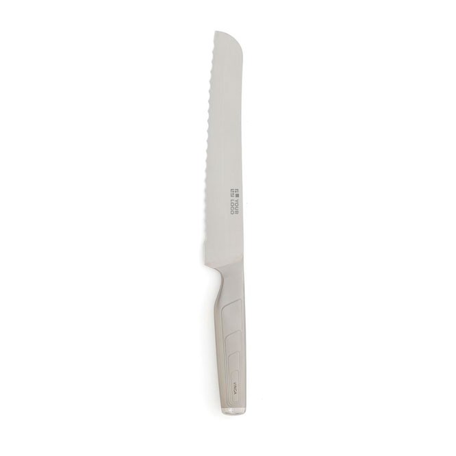 Cuchillo para pan de acero japonés vista principal