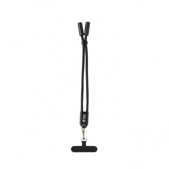 Correa de muñeca para móvil RPET con cable USB-C y carga rápida 60W