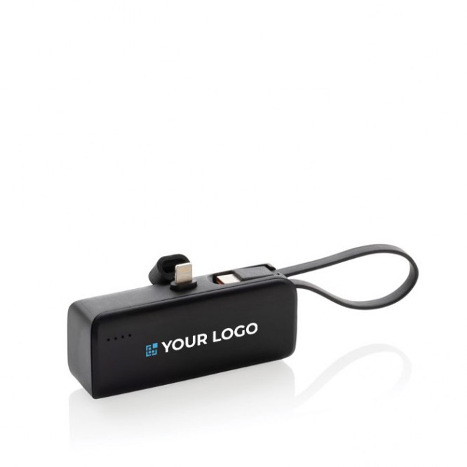 Batería externa con conector lightning y diversos puertos 3.000 mAh