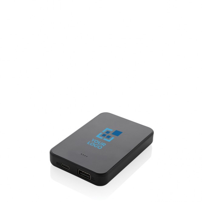 Batería externa de plástico reciclado con dos puertos 5.000 mAh