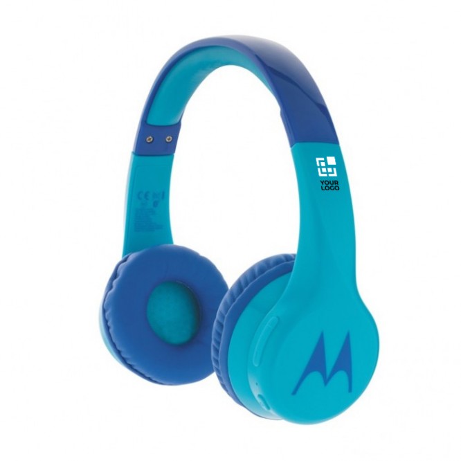 Auriculares inalámbricos para niños color azul