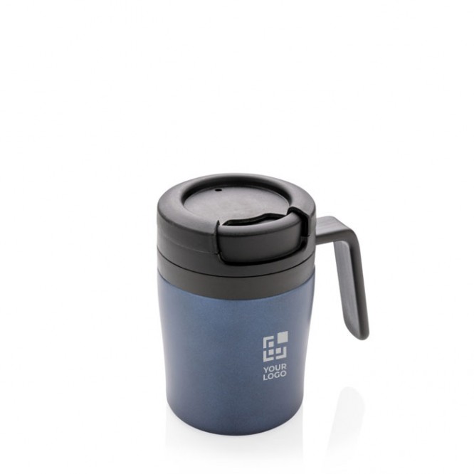 Taza térmica pequeña para publicidad color negro