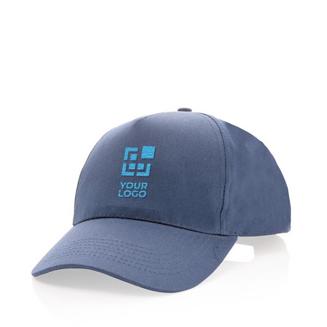 Gorras bordadas algodón reciclado 190 g/m2 vista principal