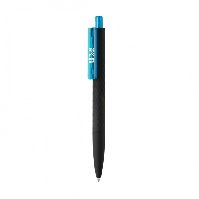 Bolígrafos personalizados con clip de colores vista principal