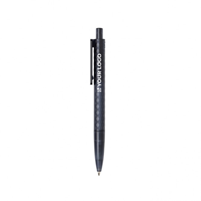Bolígrafo ecológico con diseño geométrico tinta azul Dokumental®