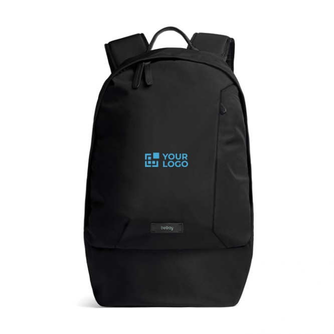 Mochila clásica de PRET con bolsillo para PC 16” Bellroy color negro vista de impresión