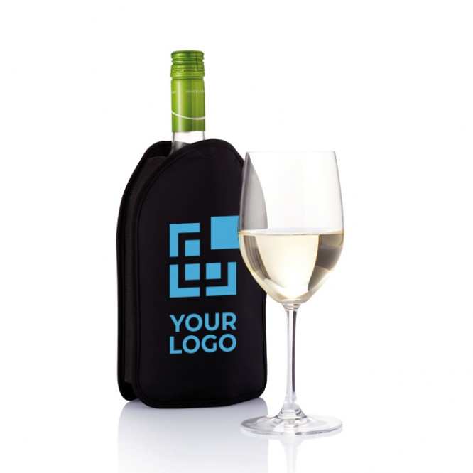 Funda térmica de vino personalizada con logo
