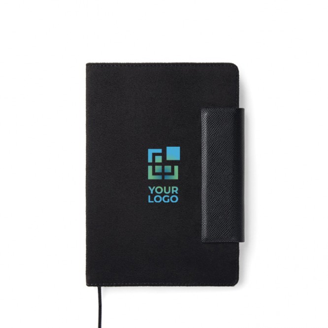 Cuaderno en piel reciclada con diseño elegante A5 hojas a rayas Cuaderno en piel reciclada con diseño elegante A5 hojas a rayas