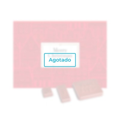 Calendario de Adviento con cuadritos de chocolate A4 color blanco - Agotado Calendario de Adviento con cuadritos de chocolate A4 color blanco - Agotado