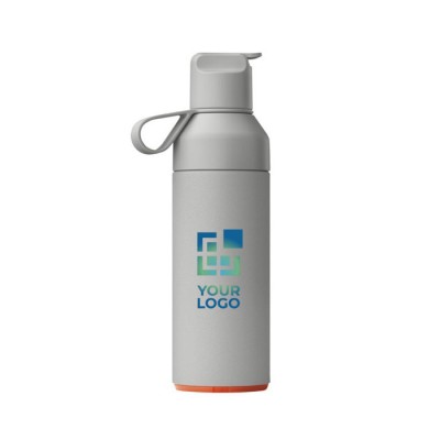 Botella de acero inoxidable reciclado con apertura doble 500m Ocean Bottle