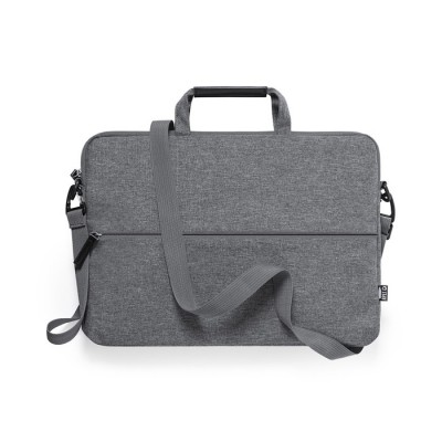 Portadocumentos maletín de rPET color gris