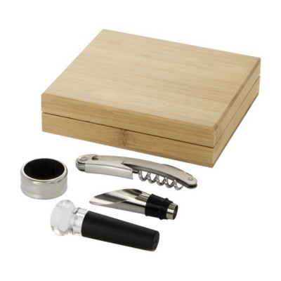 Juego de 4 accesorios para vino