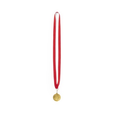 Medalla de metal con cinta