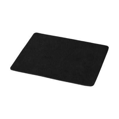 Alfombrilla serigrafiada con logo color negro