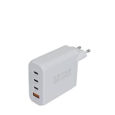 Enchufe cargador con 4 puertos y potencia máxima 140W