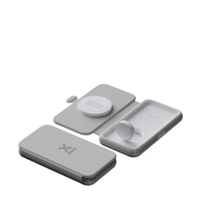 Cargador de viaje inalámbrico plegable 3 en 1 que es magnético 15W