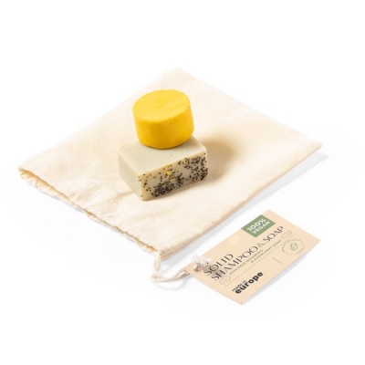 Set de jabón y champú sólidos veganos