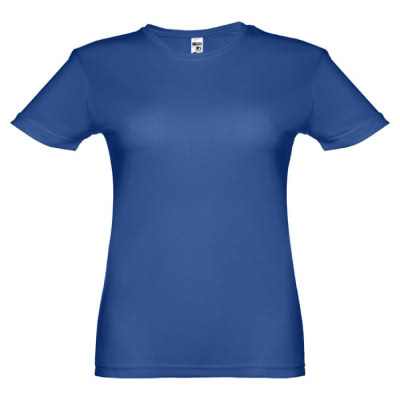 Camisetas técnicas running personalizadas mujer color azul