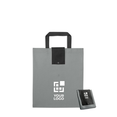 Bolsa plegable non-woven de asas cortas vista principal