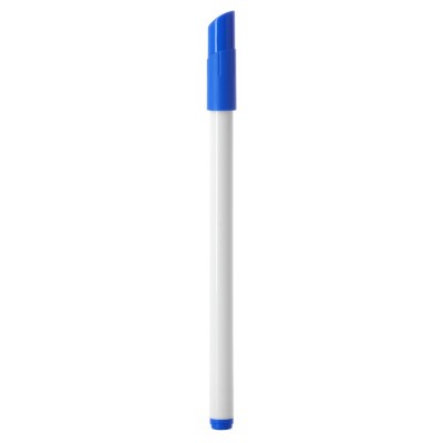 Marcador publicitario borrable color azul