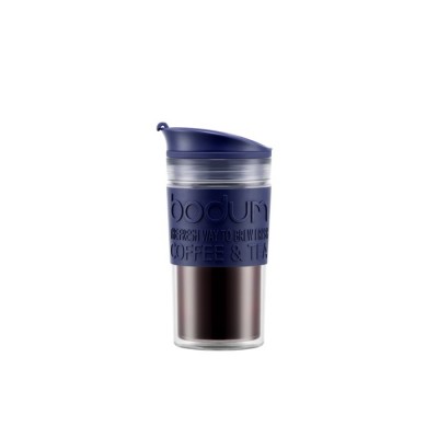 Taza takeaway de doble pared sin BPA color azul marino