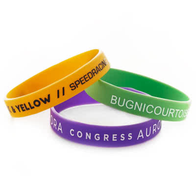 Pulseras personalizadas de silicona baratas
