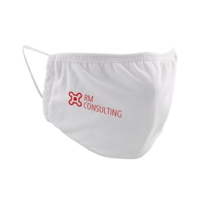 Mascarilla antibacterias personalizadas blanco