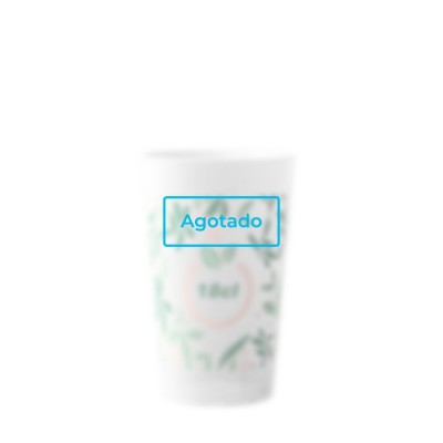 Vasos pequeños personalizados de color transparente con logo agotado