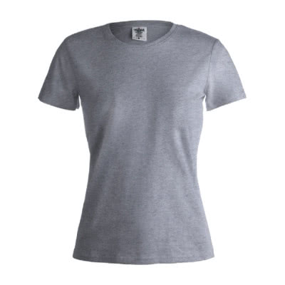 Camisetas personalizables manga corta mujer color gris