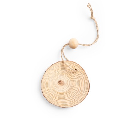 Adorno de navidad de madera