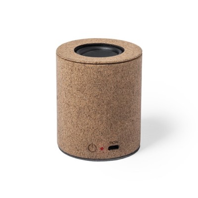 Altavoz compacto de corcho bluetooth 5.0