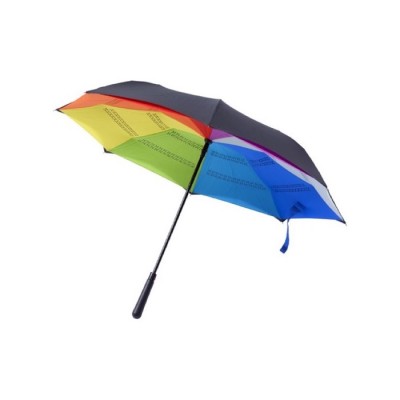 Paraguas reversible de arco iris
