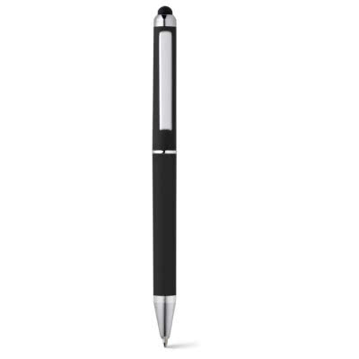 Bonito bolígrafo de plástico para empresas color negro
