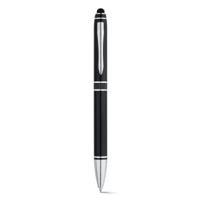 Elegante bolígrafo corporativo con puntero color negro