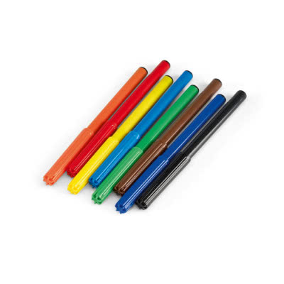 Set de 8 rotuladores en bolsa de plástico