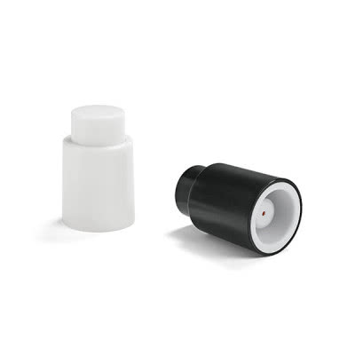Tapón de vino que hace el vacío color blanco vista productos