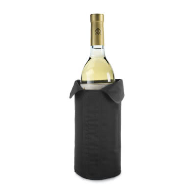 Enfriador de vino personalizado color negro