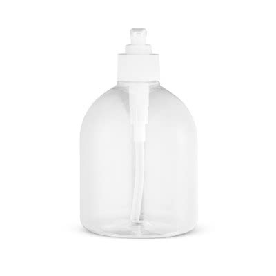 Bote rellenable grande con dosificador color blanco