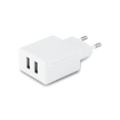 Enchufe cargador con 2 puertos USB