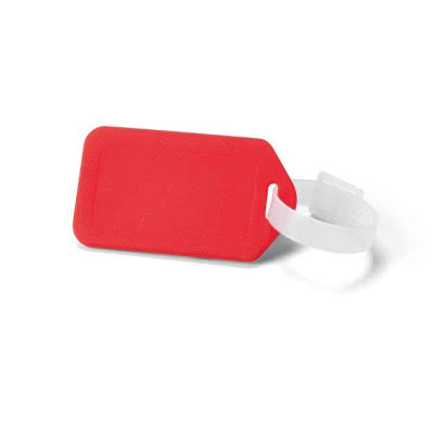 Identificador de maletas clásico color rojo