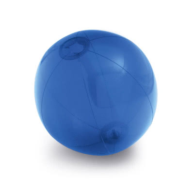 Balón hinchable publicitario transparente color azul