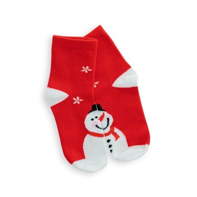 Calcetines muñeco de nieve para niños