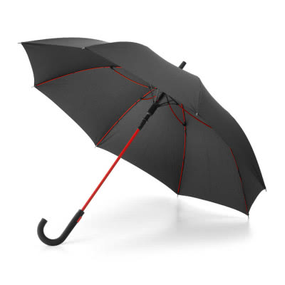Paraguas resistente con varillas a color color rojo