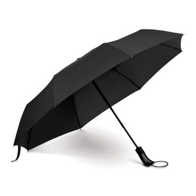Paraguas plegable personalizado color negro