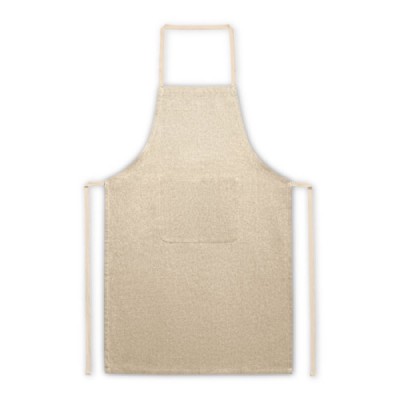 Delantal de algodón reciclado 140 g/m2