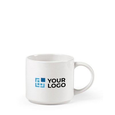 Taza hecha de cerámica con asa grande 400ml vista principal