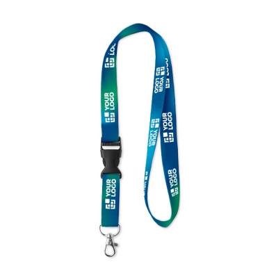 Cinta lanyard personalizada, estriada