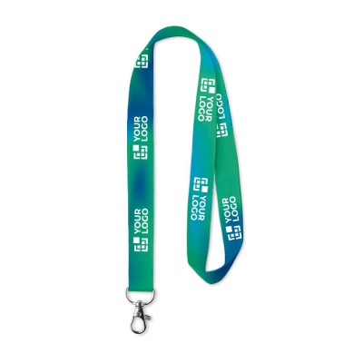 Lanyard sublimado plástico reciclado 5-9 días vista principal