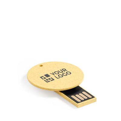 USB promocional eco redondo