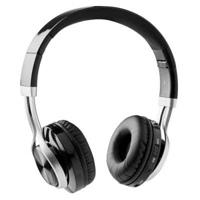 Auriculares modernos con logo impreso